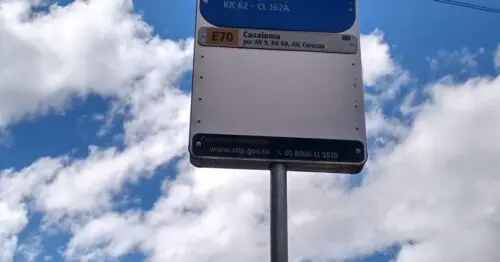 PARADERO SITP BARRIO GILMAR  315A02